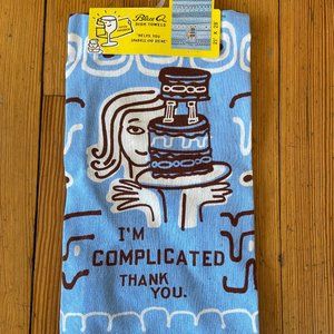 "I'm Complicated Thank You" BlueQ Dish Towel